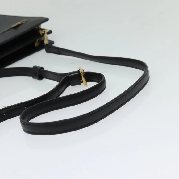 LOUIS VUITTON Epi Angian Shoulder Bag 2way Black M52112 LV Auth 129831 - Picture 8 of 16